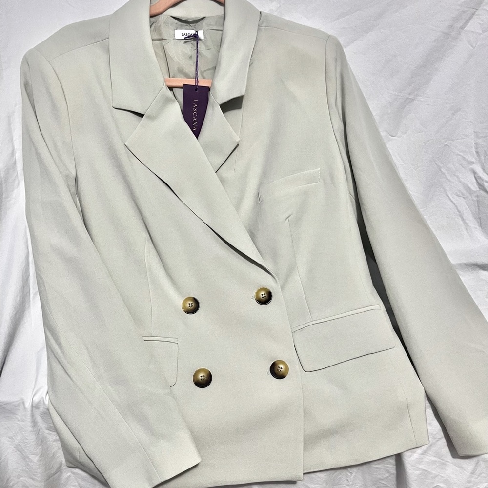 Light Mint-Green Blazer Jacket